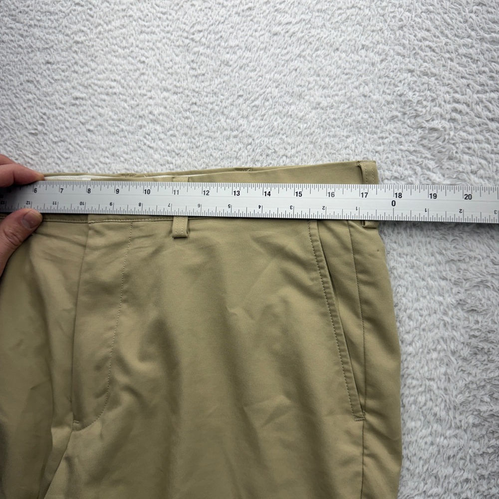 Polo Ralph Lauren Mens 34 Khaki Tan Polyester Performance Golf Chino Shorts - Picture 5 of 8